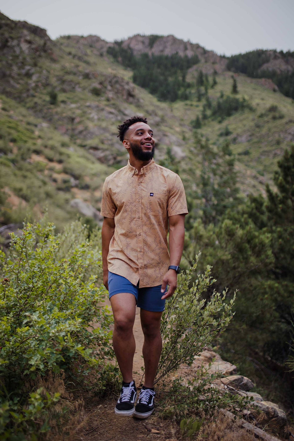 Vista Stretch Button Down