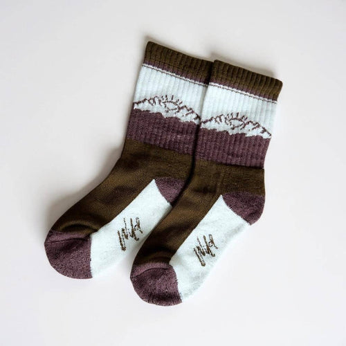 Merino Kids Socks Brown