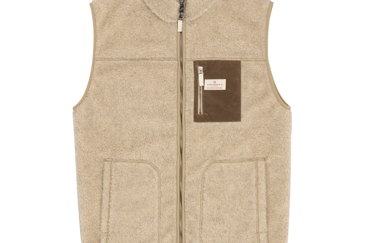 Amundsen Heroes Wool Vest Natural
