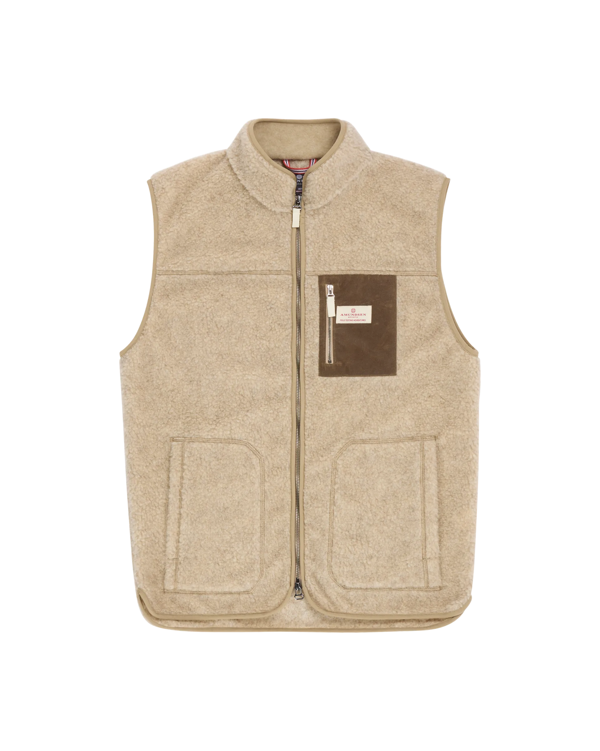 Amundsen Heroes Wool Vest Natural