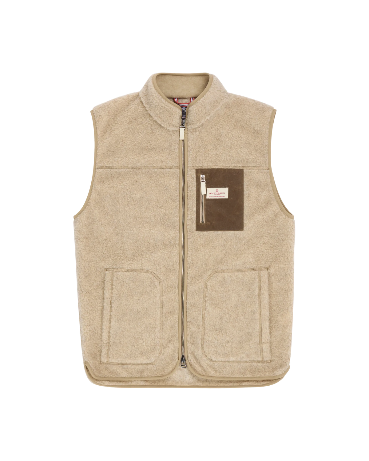 Amundsen Heroes Wool Vest Natural