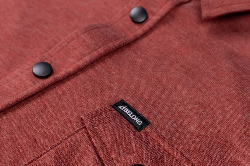 Belong Designs Men's Sherman Fleece Button Up