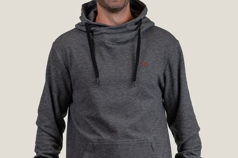 Belong Designs Men's Torreys Fleece Hoodie Ash