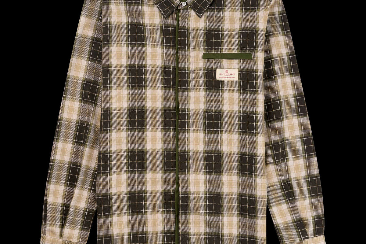 Amundsen Skauen Field Shirt Chequered Earth