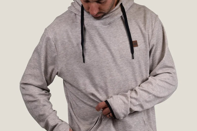 Belong Designs Men's Torreys Fleece Hoodie Beige