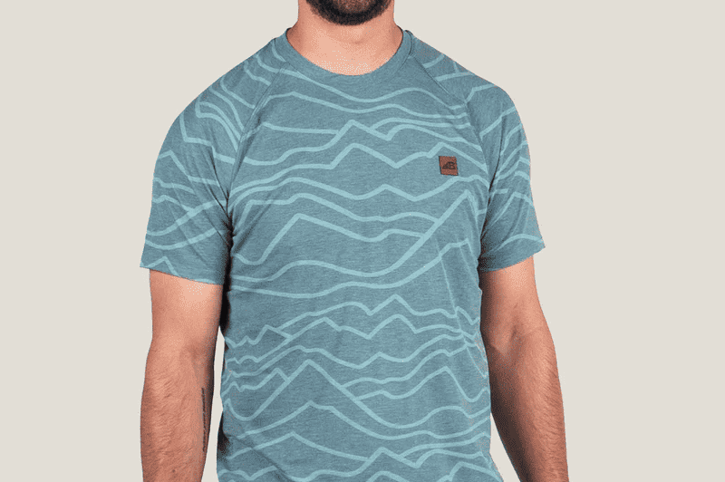 Belong Designs Men's Traverse Tek Tee Summit View