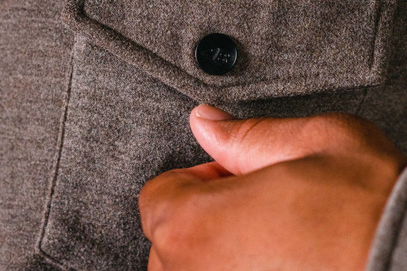 Belong Designs Men's Sherman Fleece Button Up