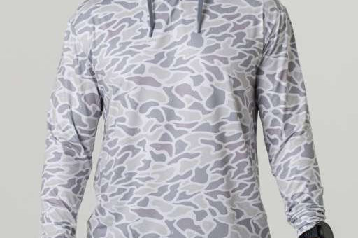 BURLEBO Performance Hoodie White Camo