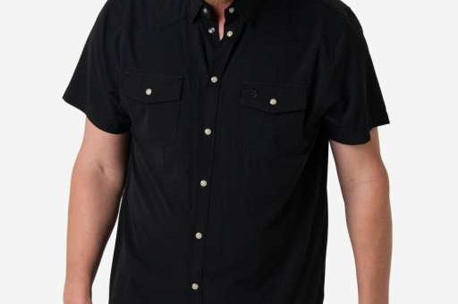 BURLEBO Performance Western Shirt Black