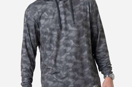BURLEBO Performance Hoodie Stone Camo