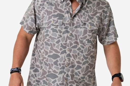 BURLEBO Performance Western Shirt Classic Deer Camo