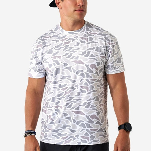 Go To Tee White Camo
