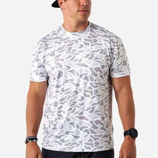 BURLEBO Go To Tee White Camo
