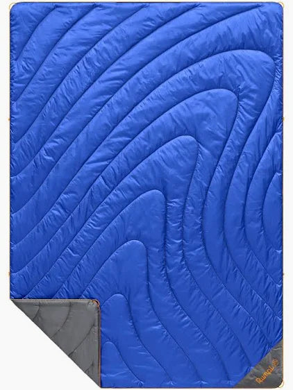 Rumpl Original Puffy Blanket Burning Blue