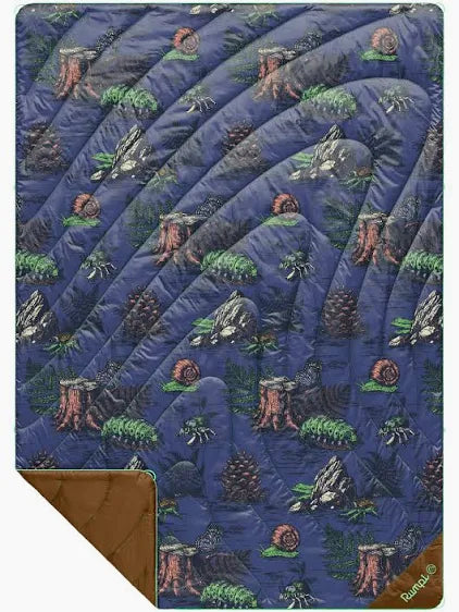 Rumpl Original Puffy Blanket Forest Floor
