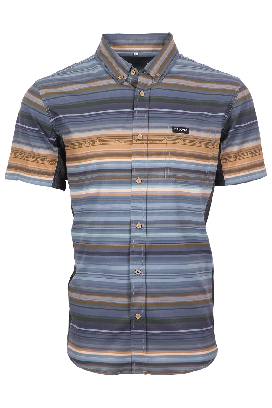 Vista Stretch Button Down Summit Loam