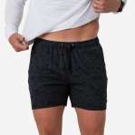BURLEBO Athletic Short Black Camo