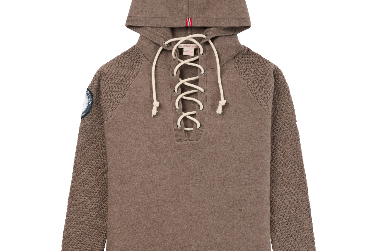 Amundsen Laced Boiled Hoodie Dark Desert
