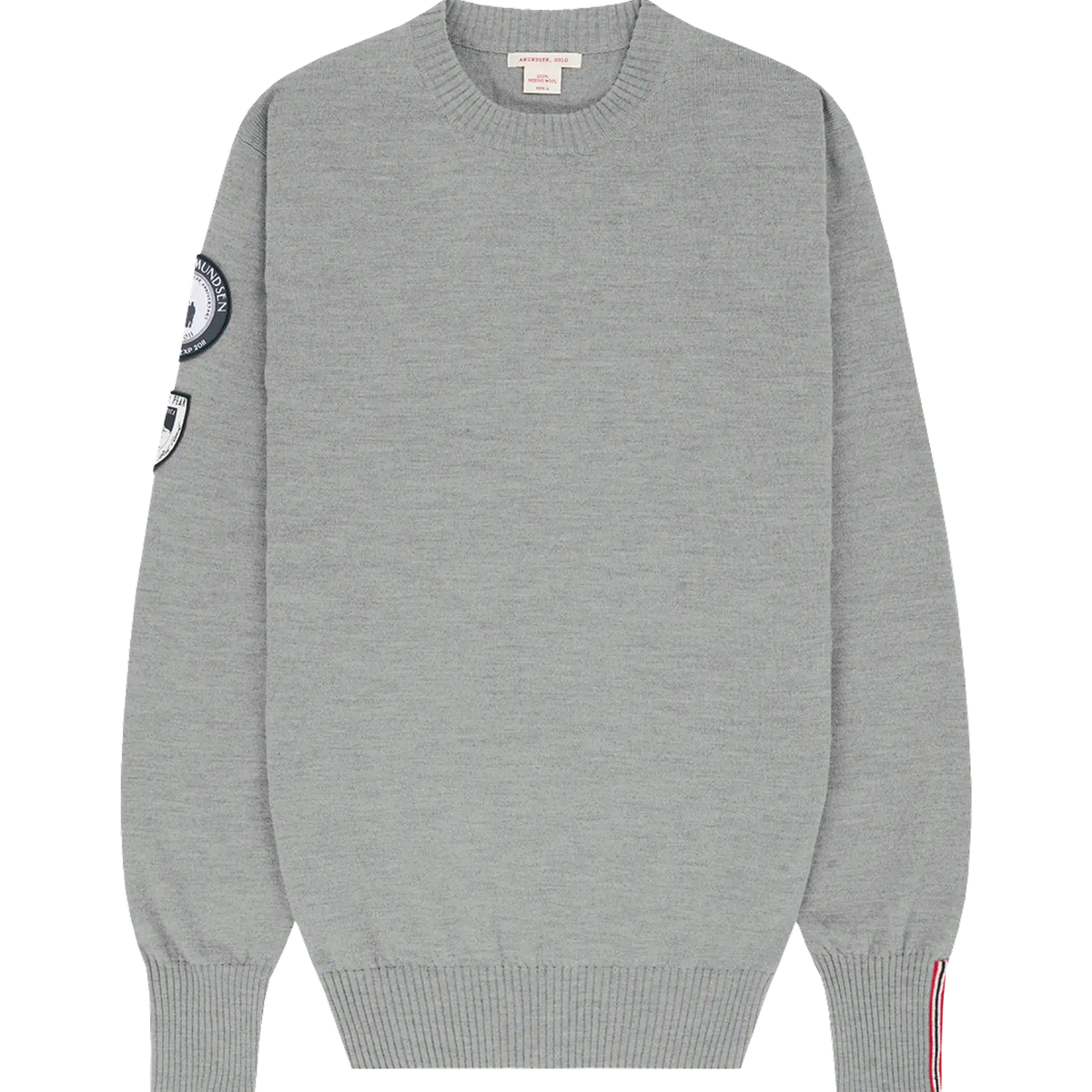 Amundsen Men's Peak Crewneck Light Grey