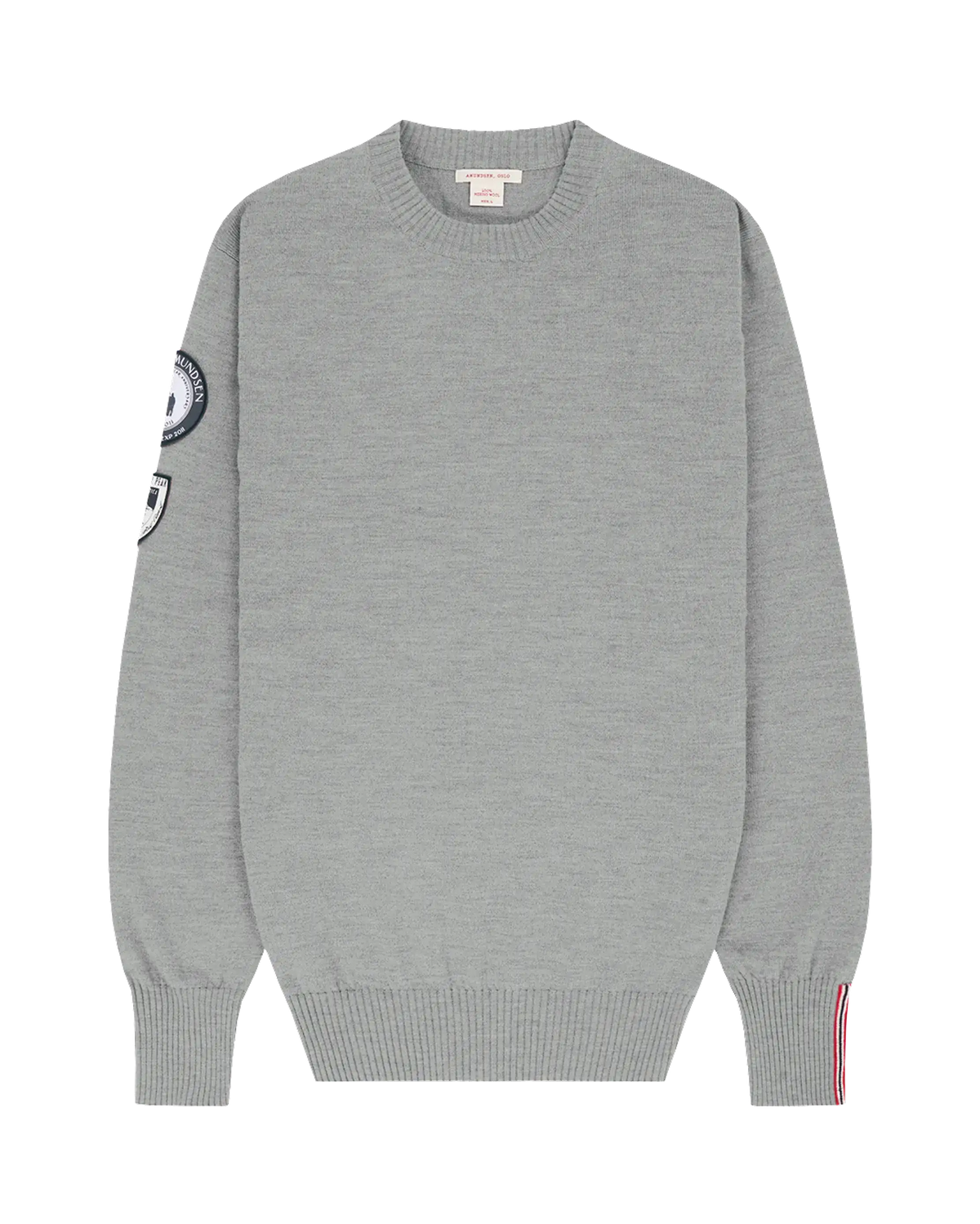 Amundsen Men's Peak Crewneck Light Grey