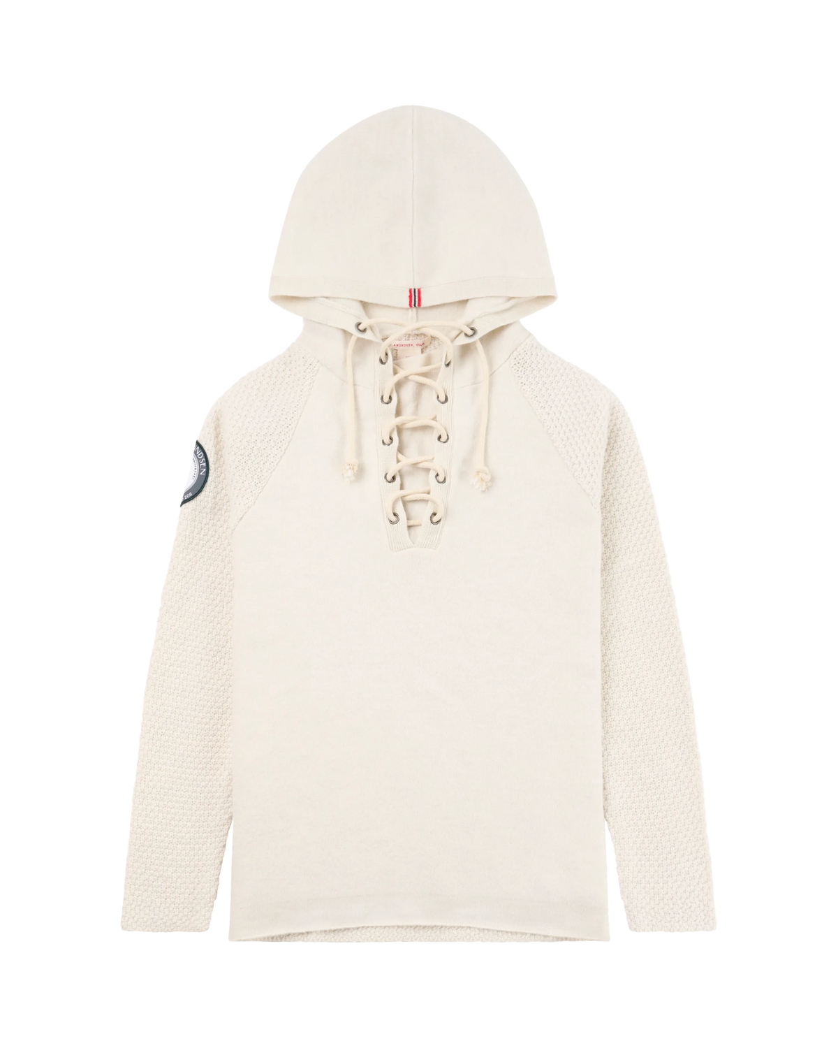 Women's Laced Boiled Hoodie Oatmeal
