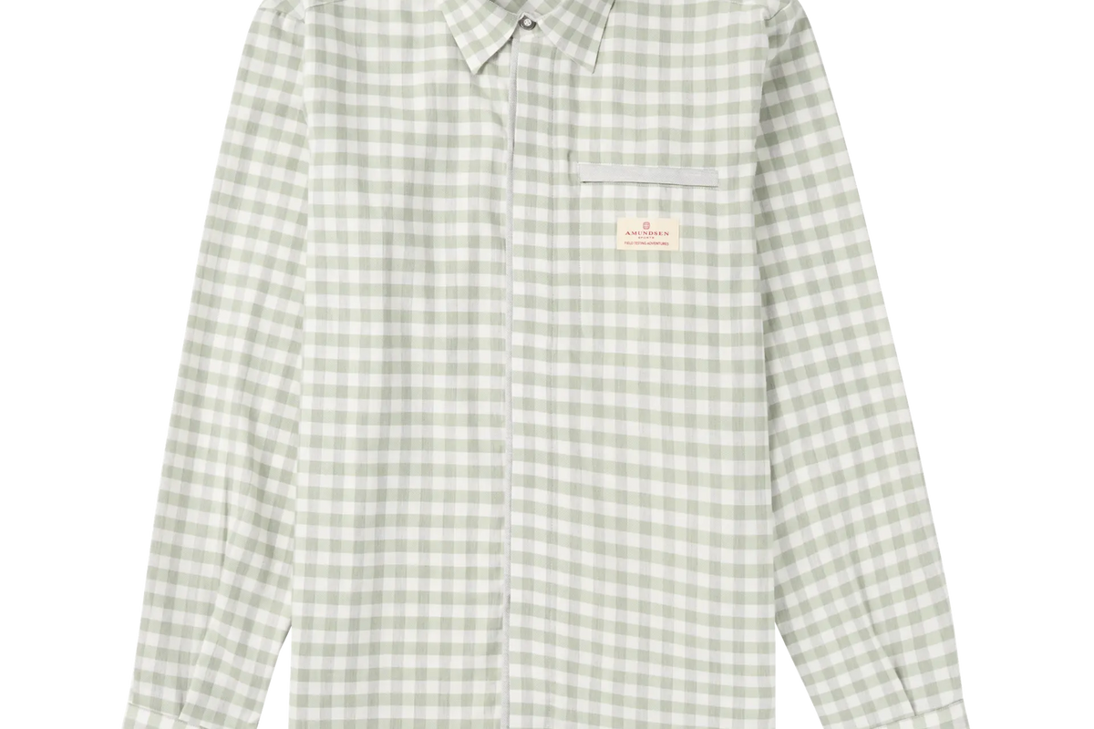 Amundsen V-Bond Shirt Chequered Willow Green