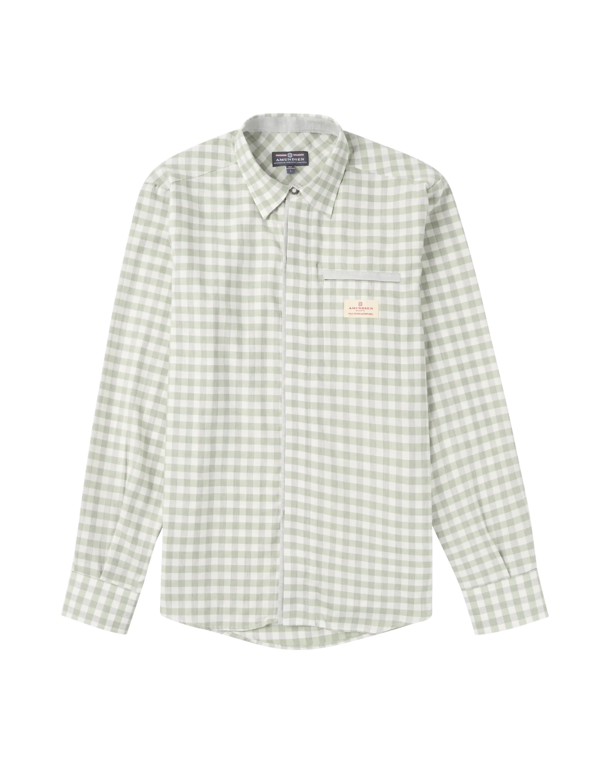 V-Bond Shirt Chequered Willow Green