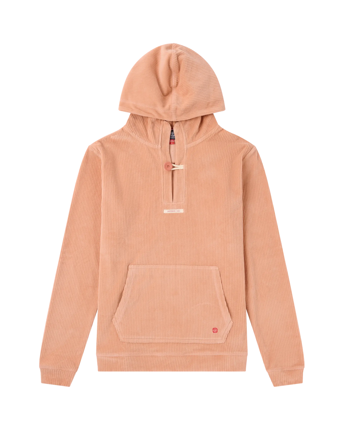 Comfy Cord Hood Sweater Apricot