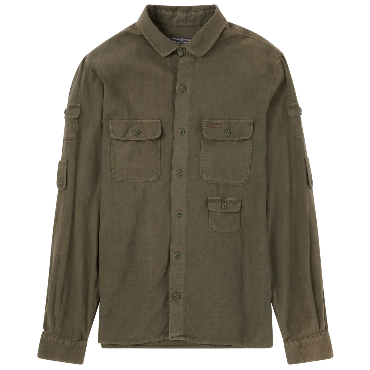 Amundsen Traveller's Linen Shirt Olive