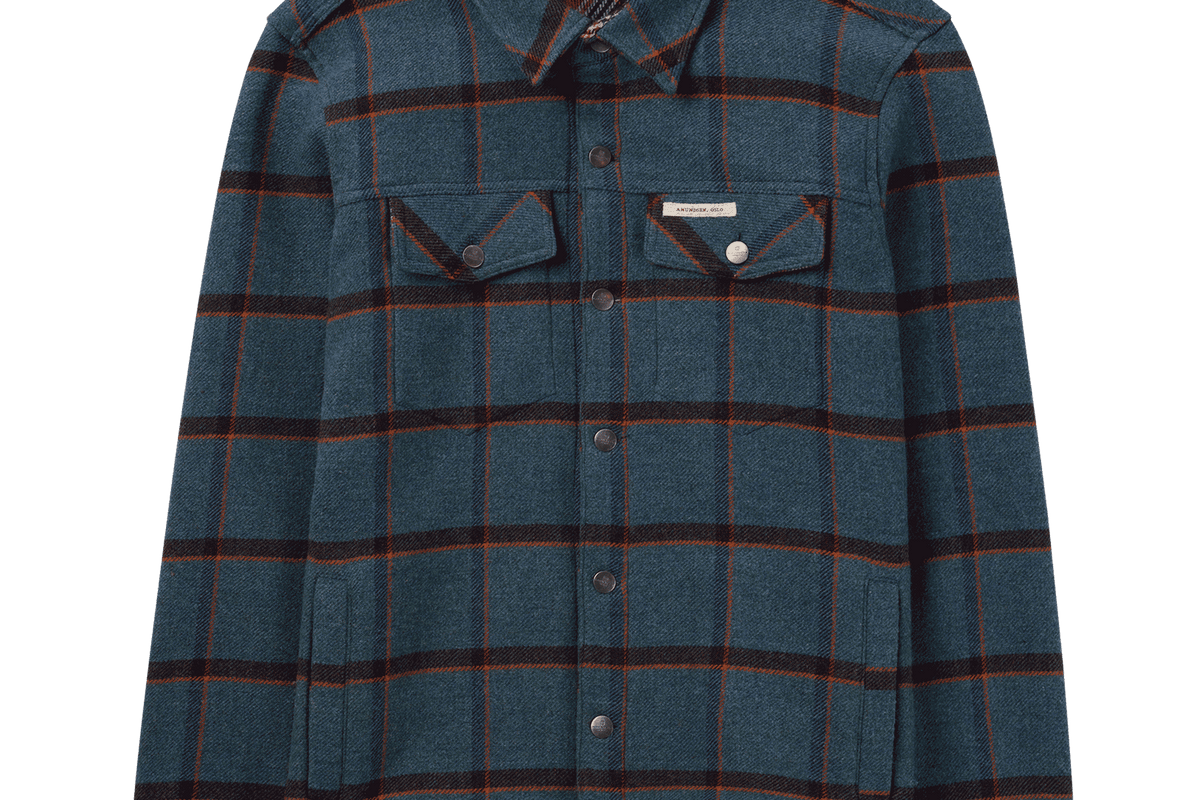 Amundsen Unisex Wool Jacket Faded Blue