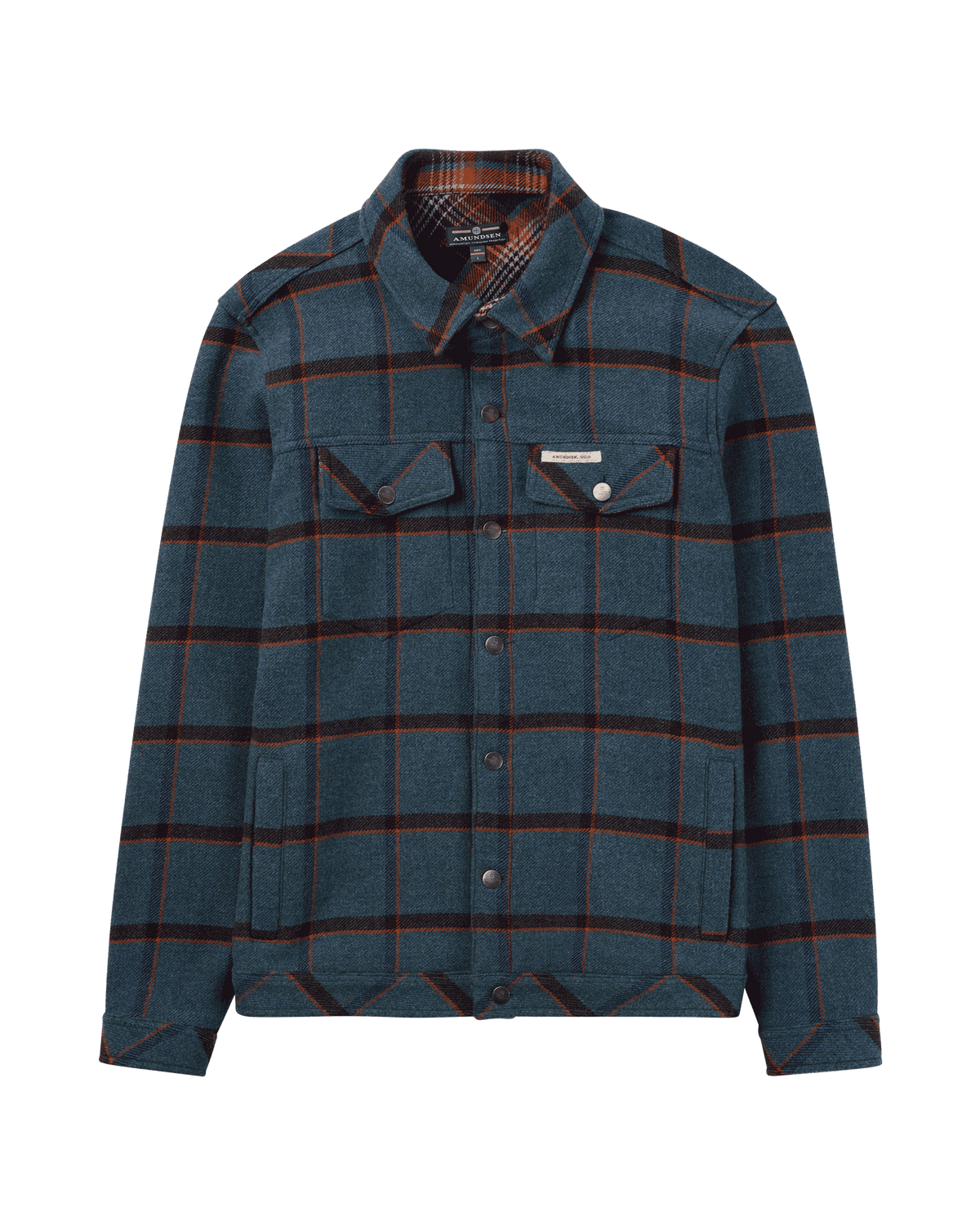 Amundsen Unisex Wool Jacket Faded Blue