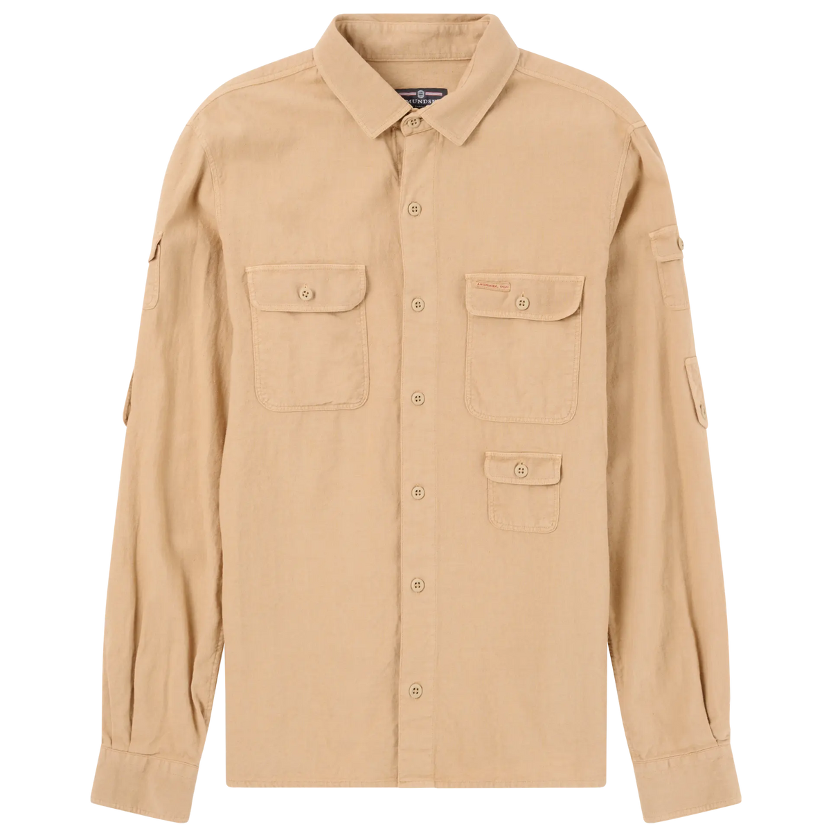 Amundsen Traveller's Linen Shirt Khaki
