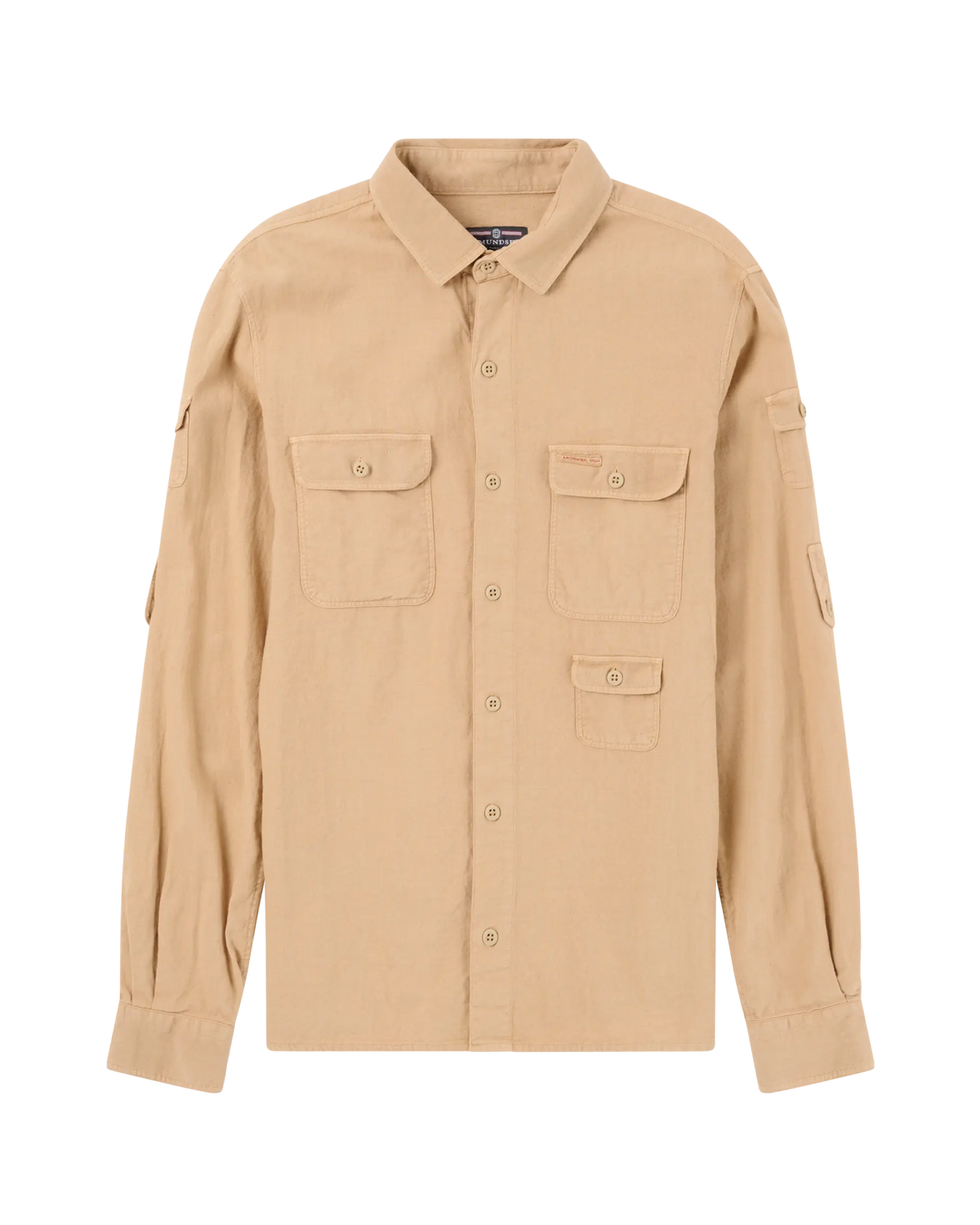 Traveller's Linen Shirt Khaki