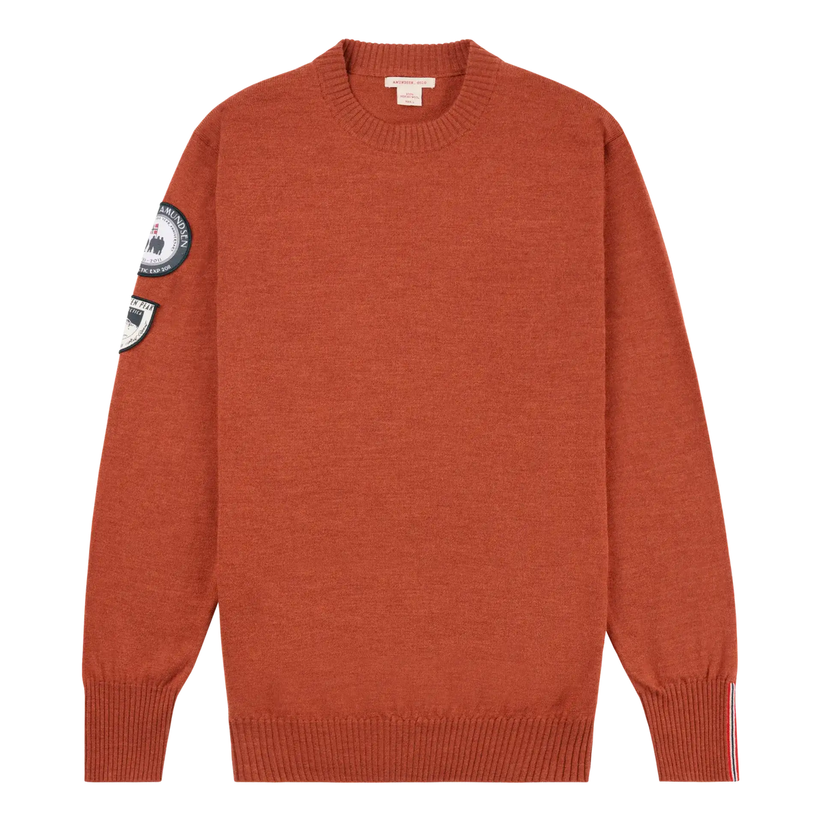 Amundsen Men's Peak Crewneck Terra Red