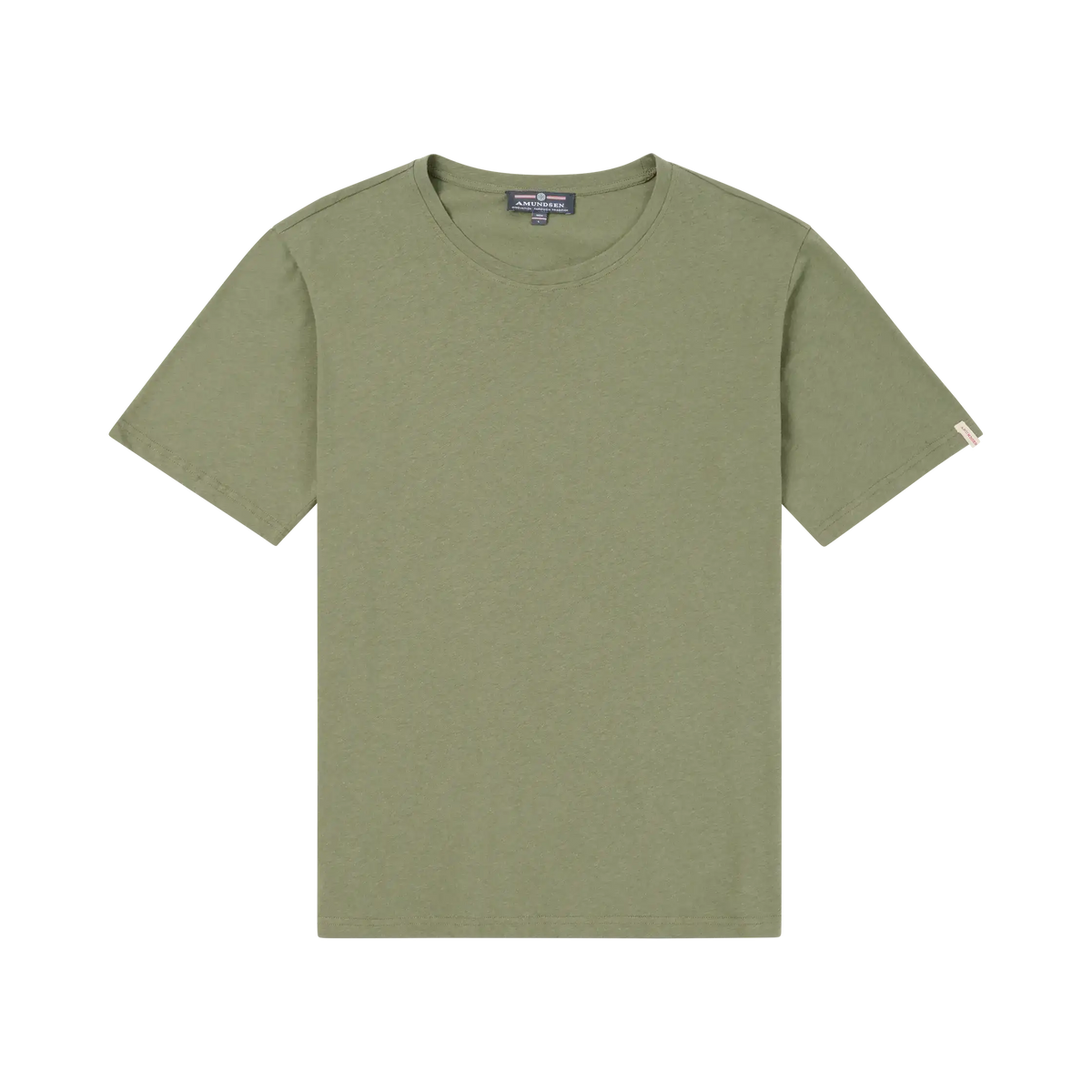 Amundsen Linen Tee Olive Ash