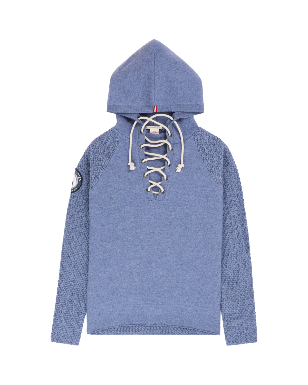 Women's Laced Boiled Hoodie denim