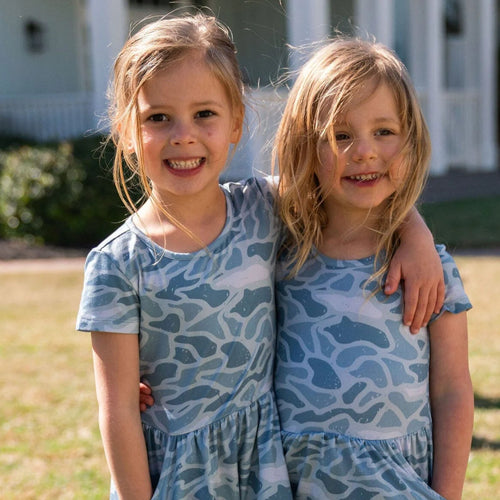 Youth Moxie Dress Seaside Camo