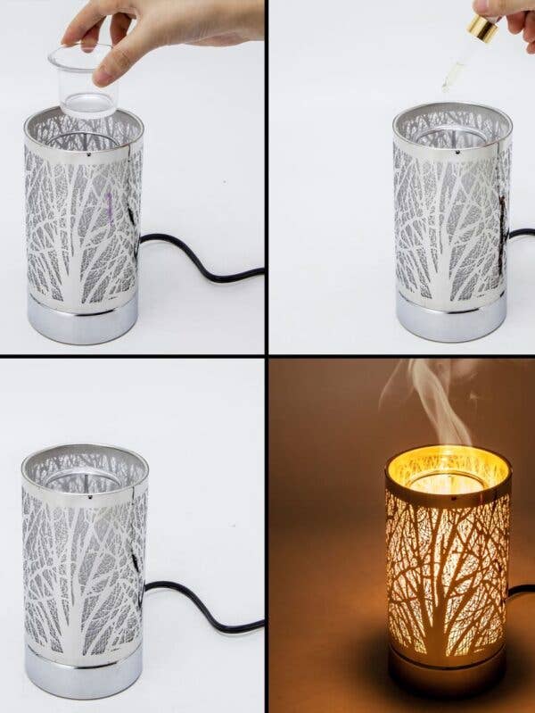 Artwares 7" Touch Lamp/Oil Burner/Wax Warmer