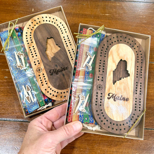 Wildlife Mini Travel Cribbage Board