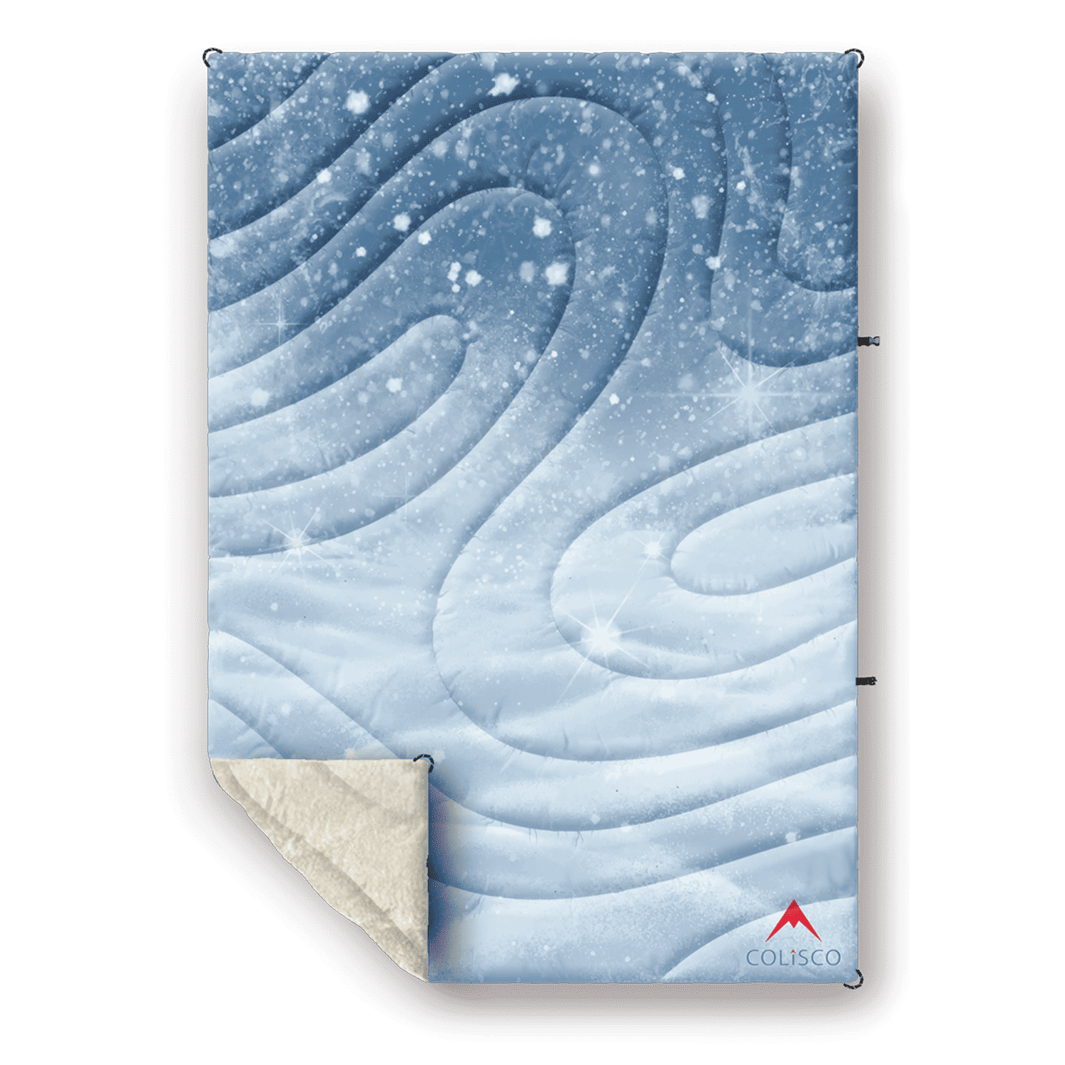 Colisco Eco-Performance Blanket Large (52’’ x 75’’) Sherpa SnowFall