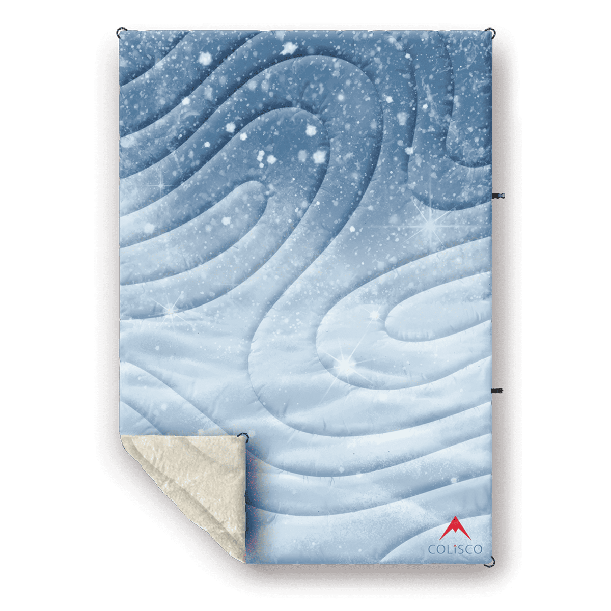 Colisco Eco-Performance Blanket Large (52’’ x 75’’) Sherpa SnowFall