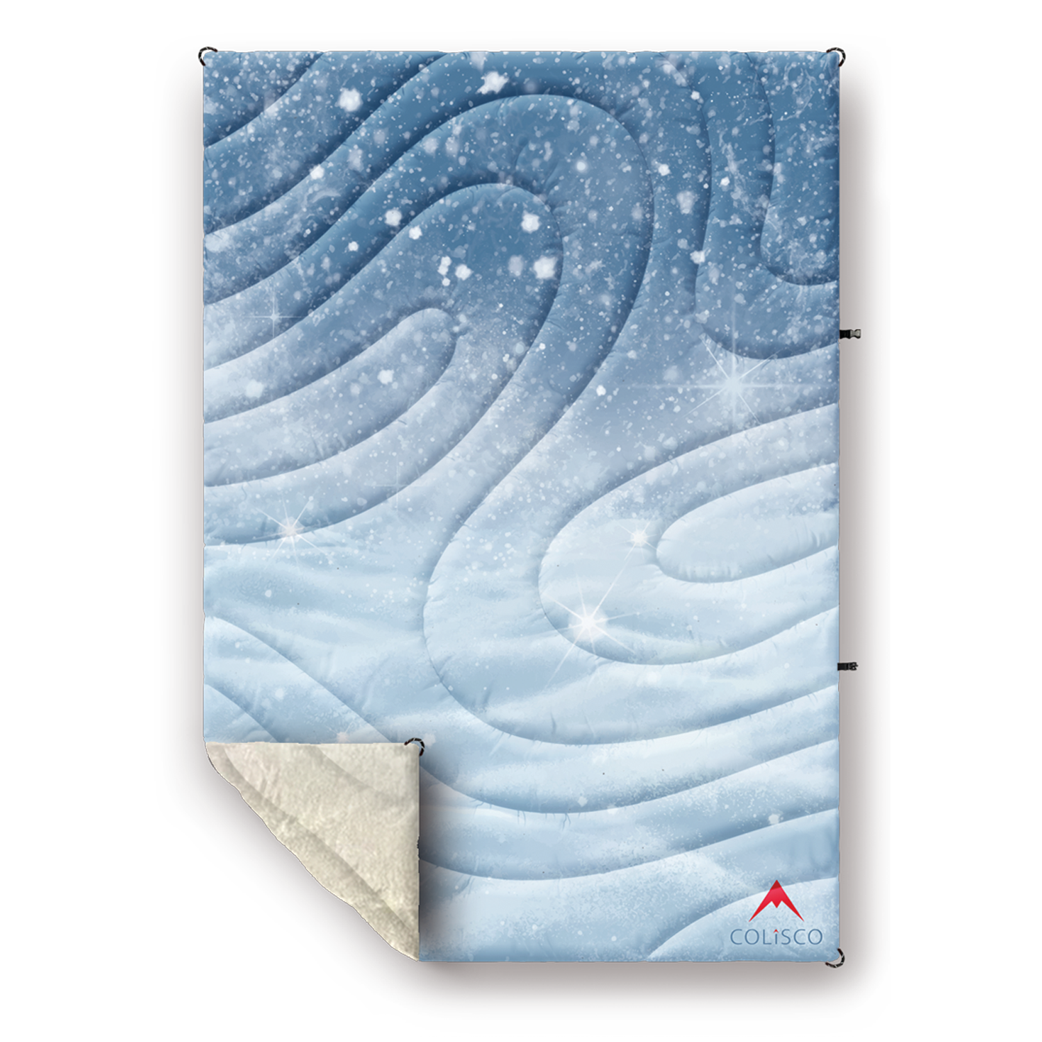 Eco-Performance Blanket Large (52’’ x 75’’) Sherpa SnowFall