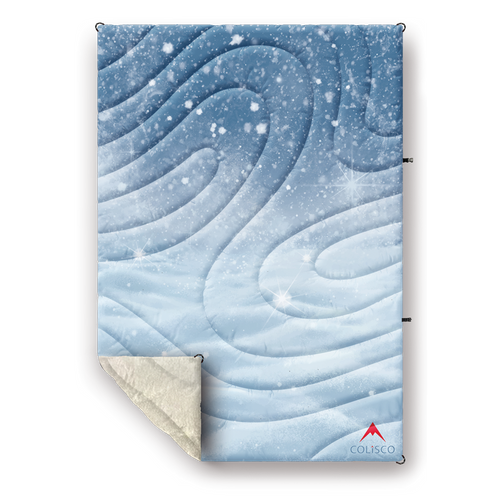 Eco-Performance Blanket Large (52’’ x 75’’) Sherpa SnowFall