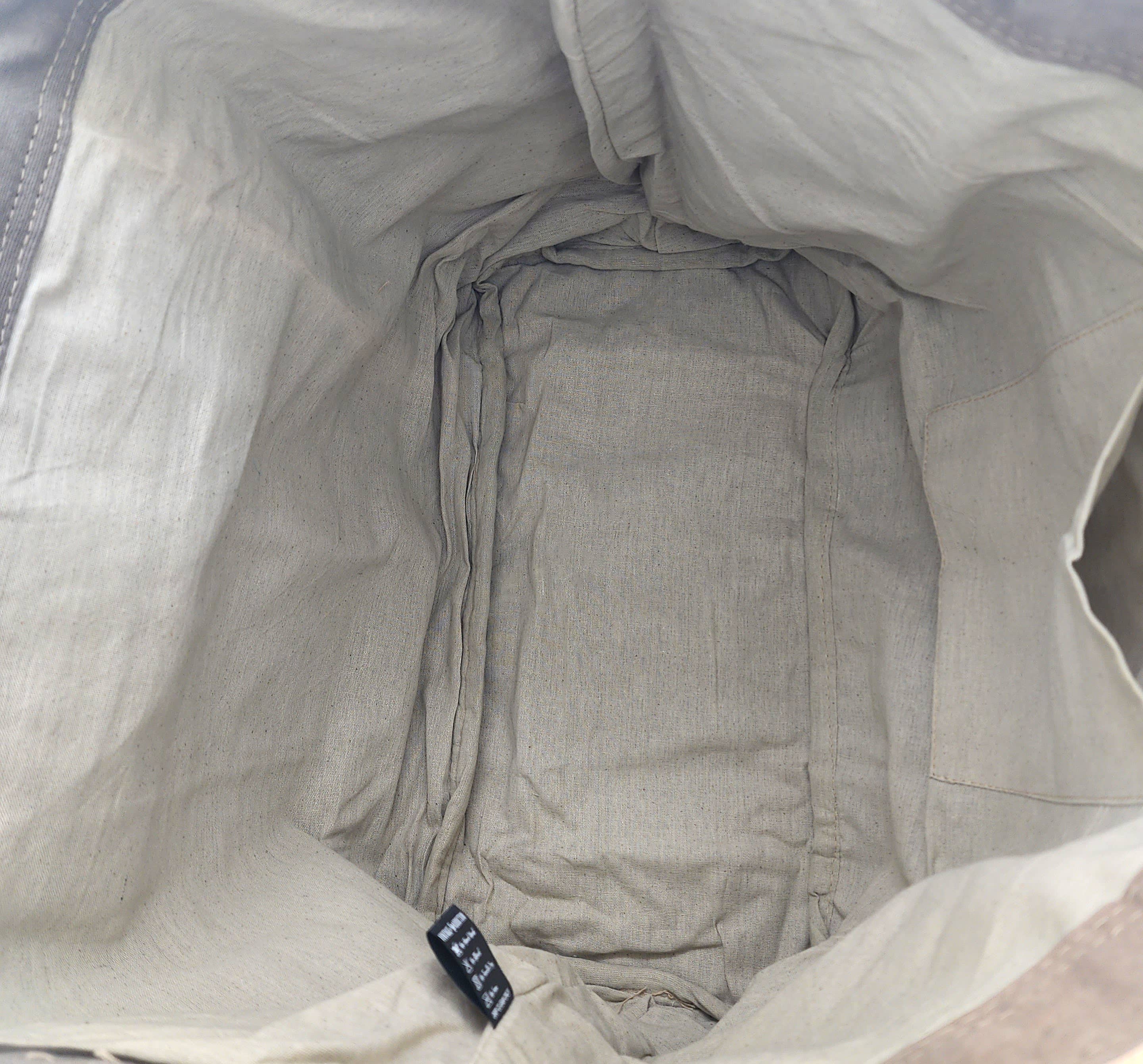 Large Recycled Tent Tote with Camouflage