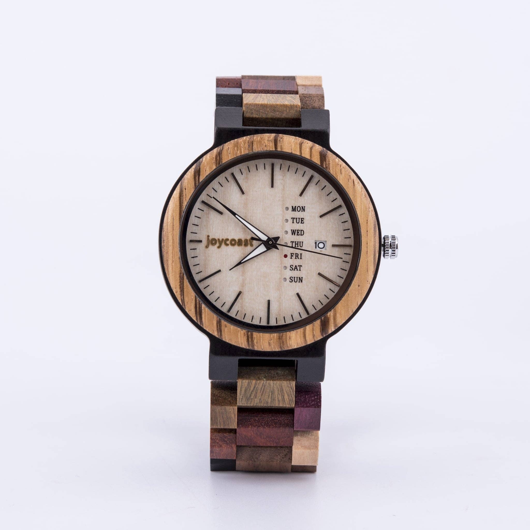 "Kaleidoscope" | Multi-Toned Wooden Watch
