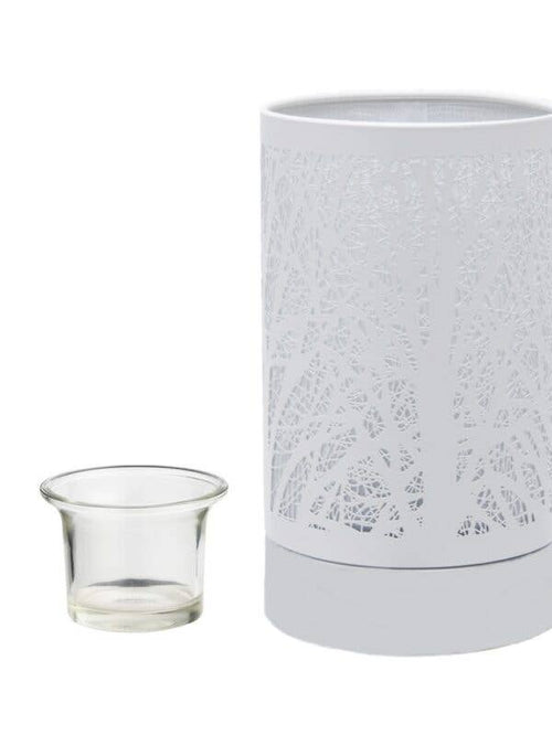 7" Touch Lamp/Oil Burner/Wax Warmer Forest