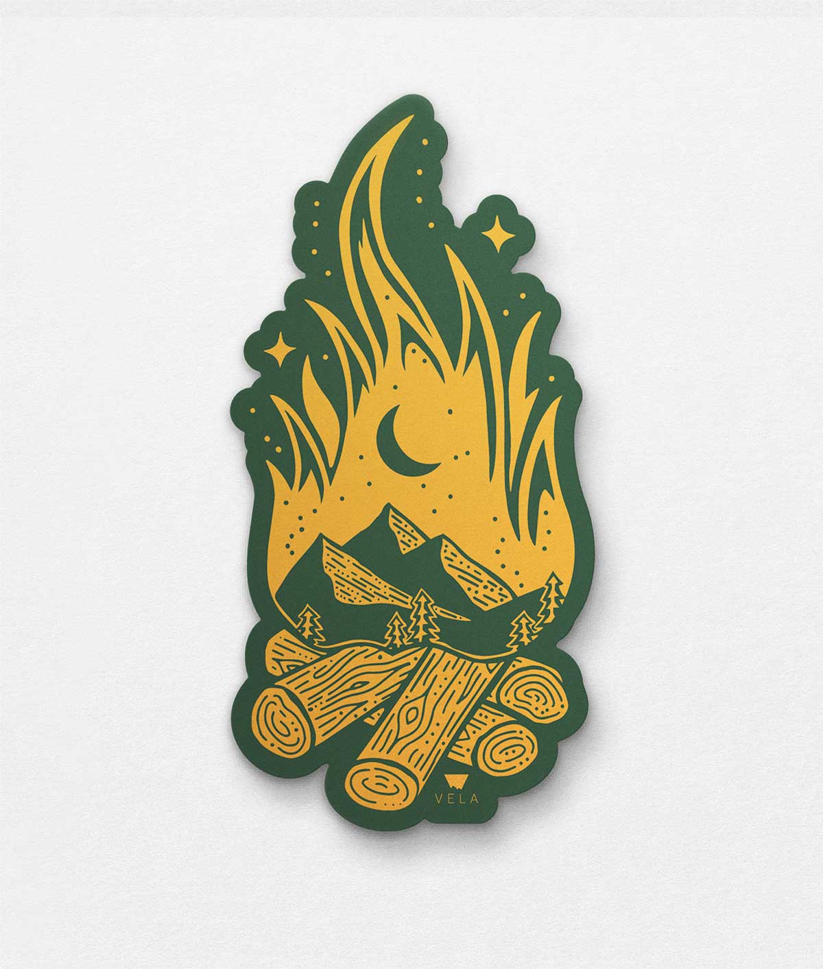 Campfire Sticker