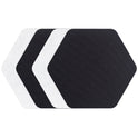 GEAR AID Tenacious Tape Hex Patches Black Clear - 4 Lrg