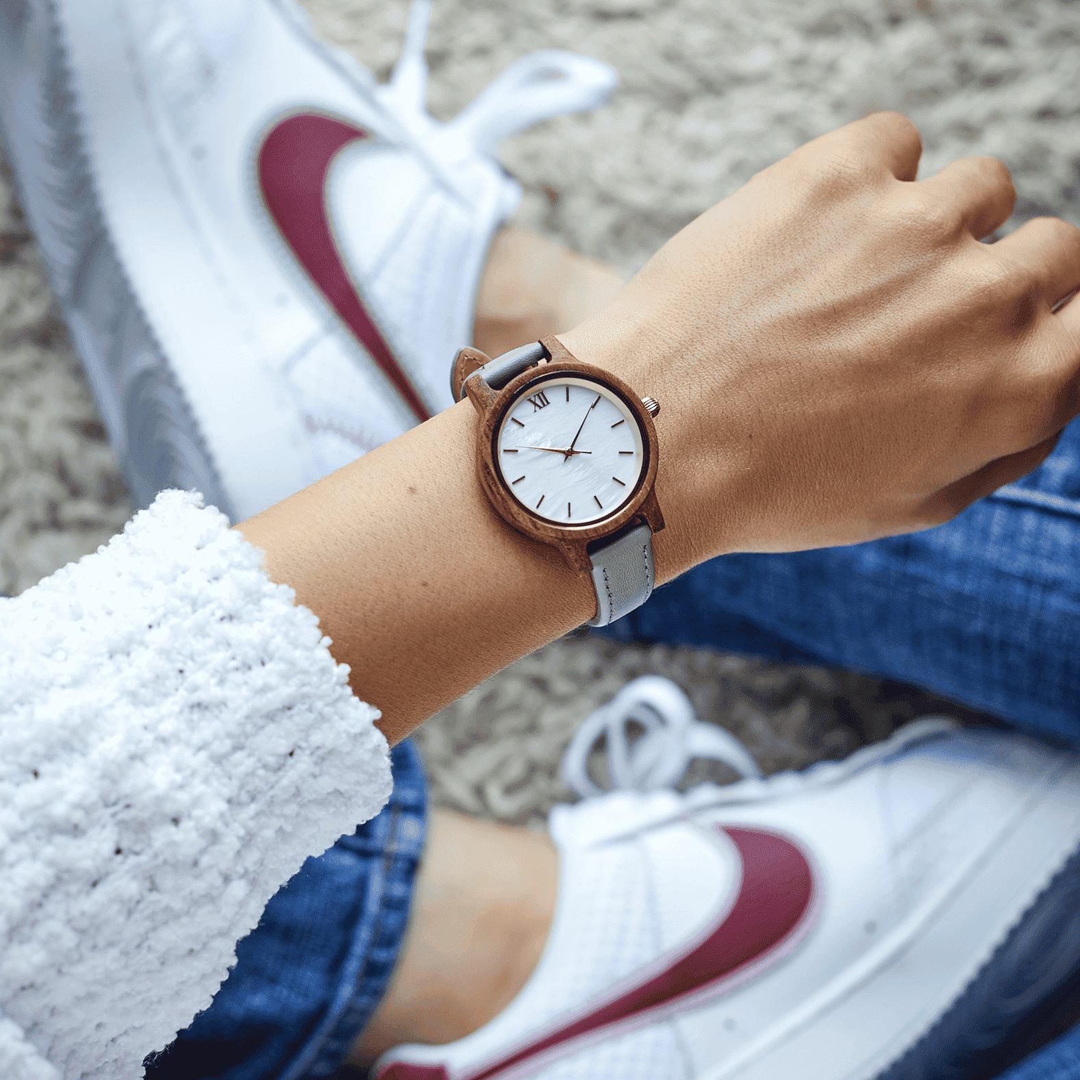 AvantWood Aurora Watch White Rose