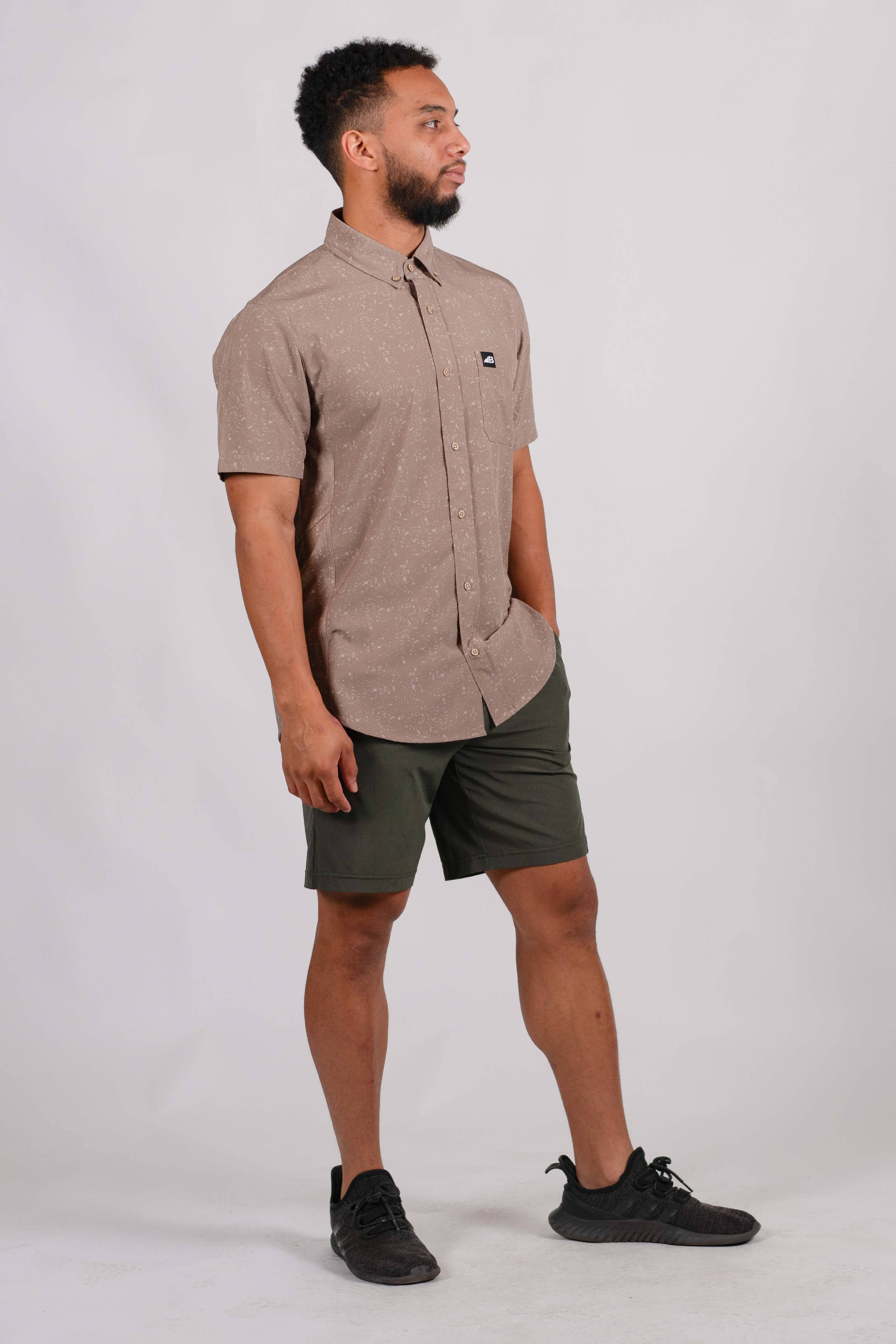 Vista Stretch Button Down
